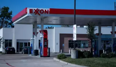 Exxon gas station, located on John F Kennedy Blvd. Taken on Dec. 3, 2019.