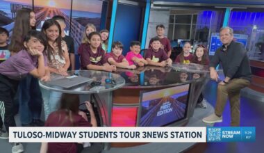 Tuloso-Midway ISD students visit TV-3 studios