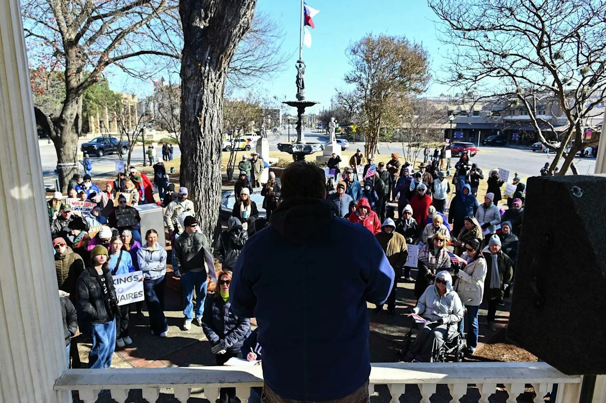 A Texas teacher took part in an ICE protest. It upended his life.