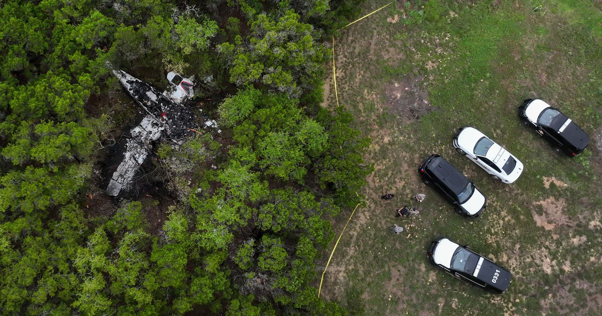 A small plane has crashed in Texas Hill Country, killing all 5 on board, officials say :: WRAL.com