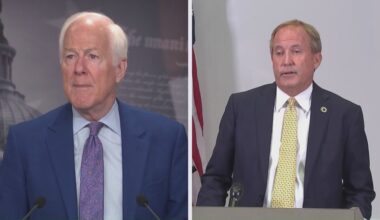 Texas US Senate race: Paxton hosting watch party in Plano; Cornyn to address reporters in Austin