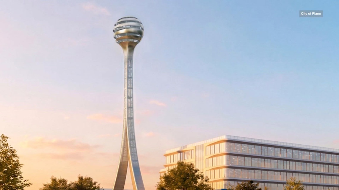 Plano approves large tower for new AT&T campus