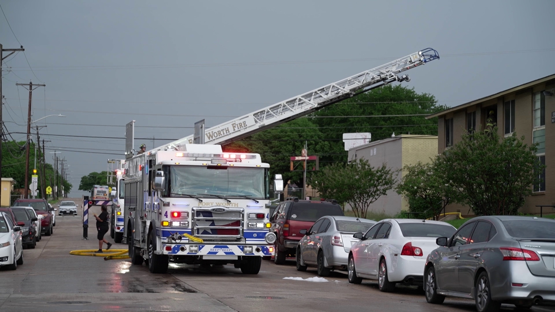 Lightning sparks multiple fires across Tarrant County, displacing residents and forcing nursing home evacuation