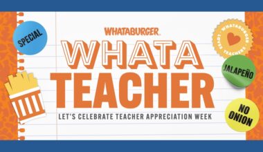 Whataburger offers free breakfast to teachers during appreciation week