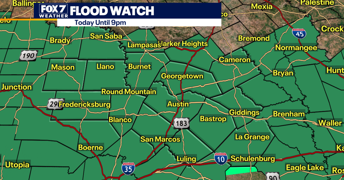 Austin weather: Flood Watch in effect until tonight