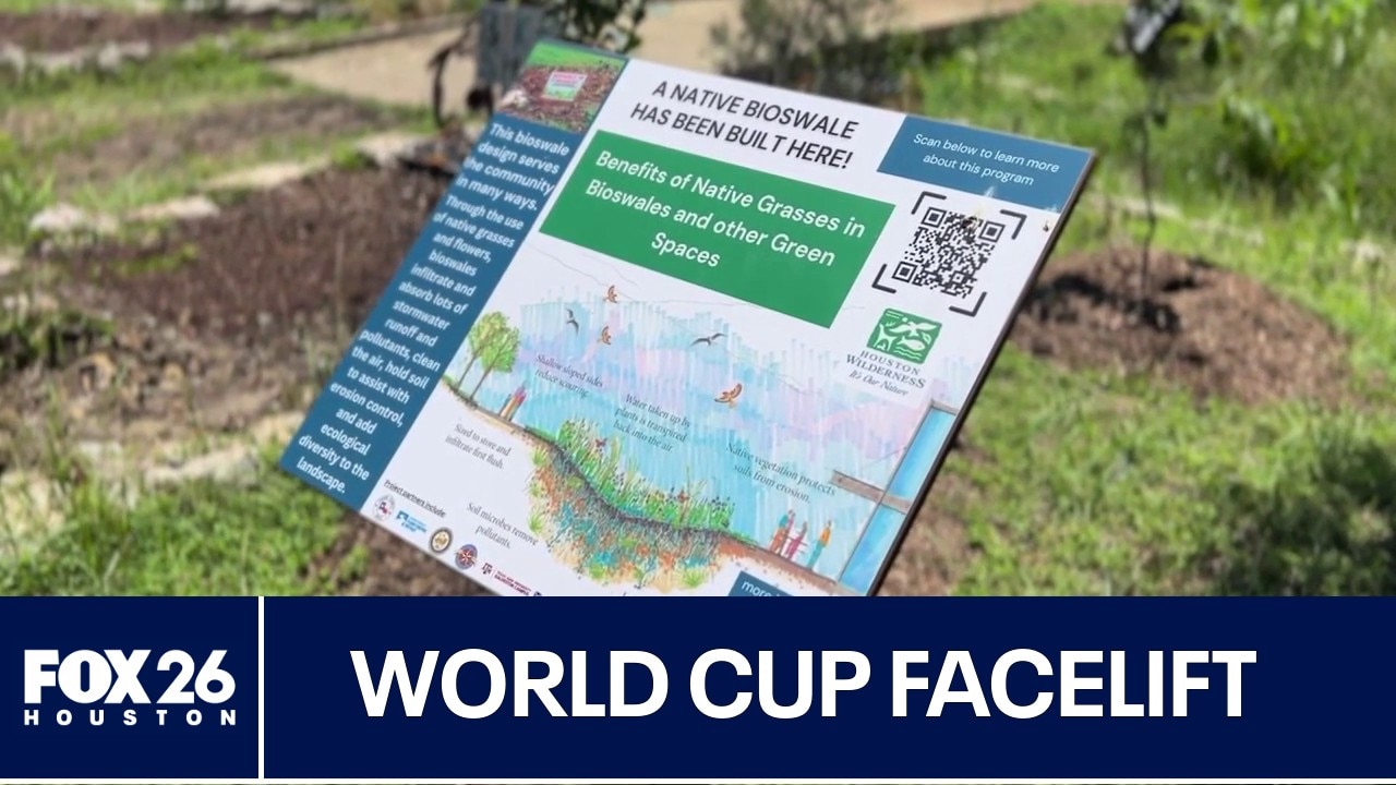 Houston's Columbia Tap Trail revamped ahead of World Cup