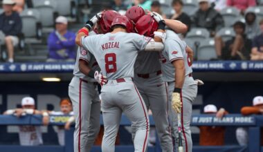 No. 12 Arkansas blasts No. 5 Texas, 8-1, in the SEC Tournament