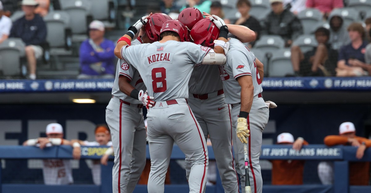 No. 12 Arkansas blasts No. 5 Texas, 8-1, in the SEC Tournament