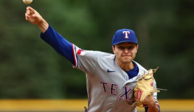 Velocity and the Texas Rangers pitchers