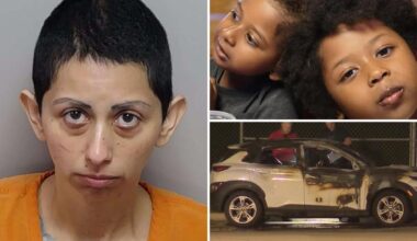 Texas mom, Marlene Vidal, sobs in court after allegedly killing her two children in burning car