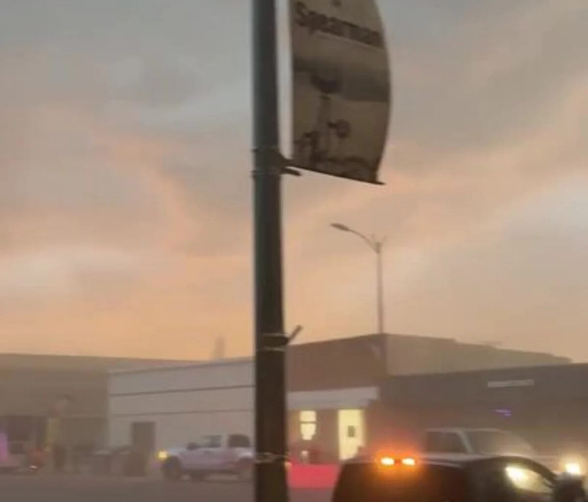Powerful Winds Sweep Across Texas Panhandle