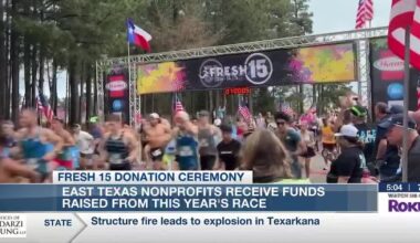 Fresh 15 race distributes record $249,000 to East Texas nonprofits