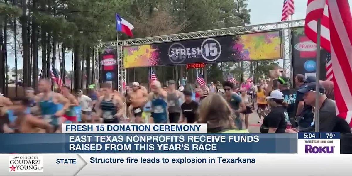 Fresh 15 race distributes record $249,000 to East Texas nonprofits
