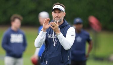 Dallas Cowboys news: Brian Schottenheimer on wearing the ‘green dot’