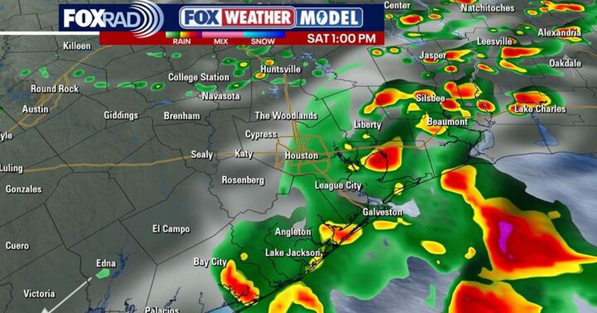 Houston weather: Isolated storms from unsettled system