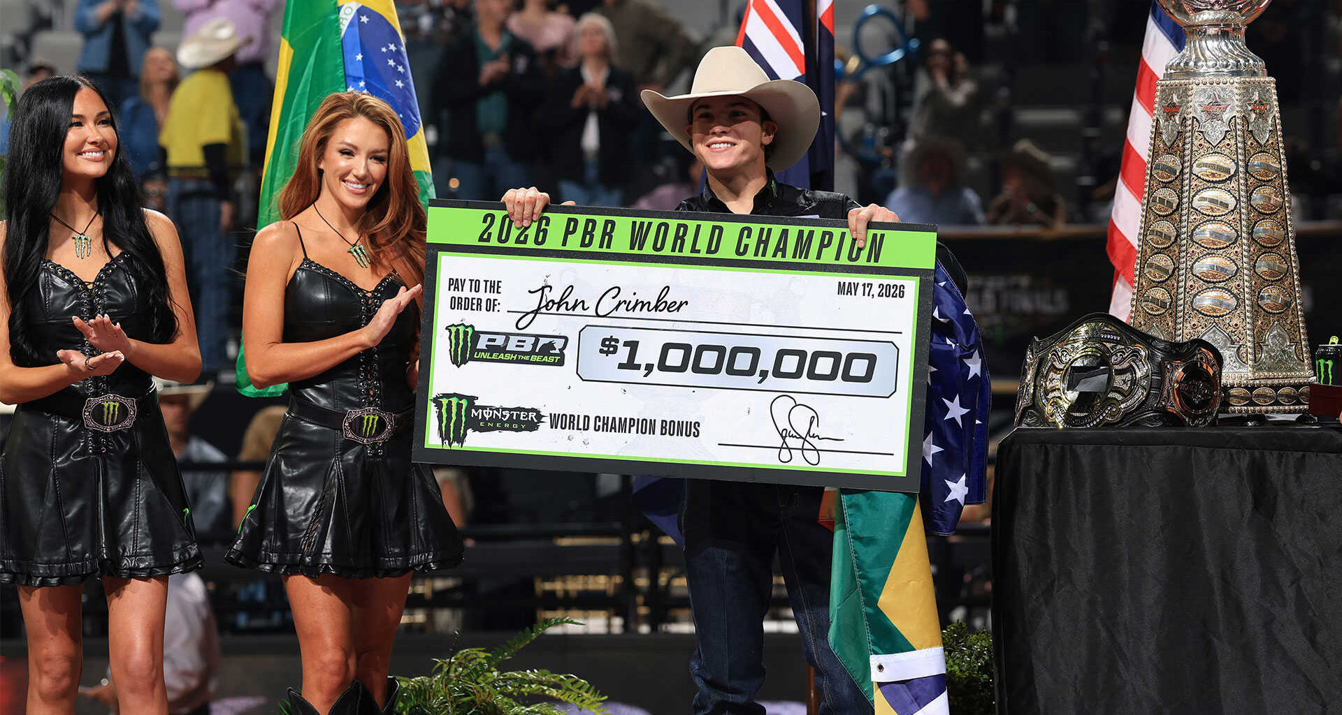 Progressive Insure the Win: John Crimber sweeps Championship Sunday with pair of 90s, two round wins to be crowned 2026 PBR World Champion