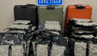 Suitcase stuffed with marijuana bursts open on flight, leading to arrest at Dallas Love Field, police say