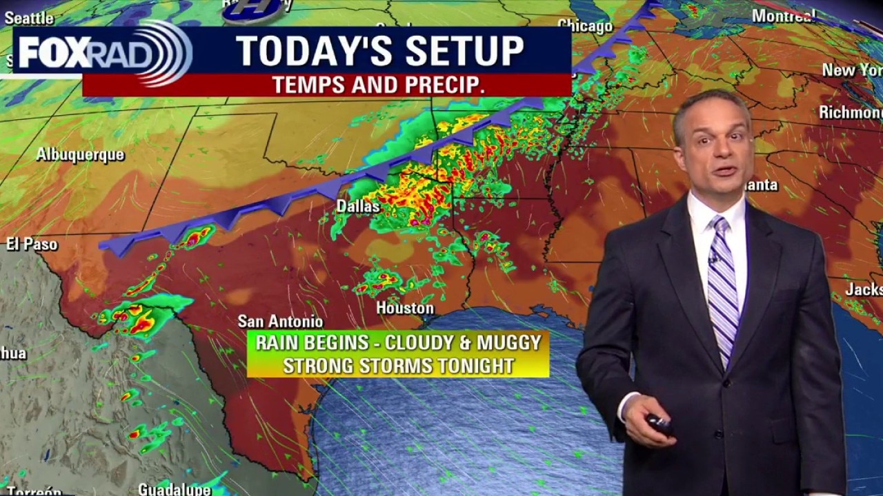 Houston weather: Isolated storms Tuesday morning, strong storms at night