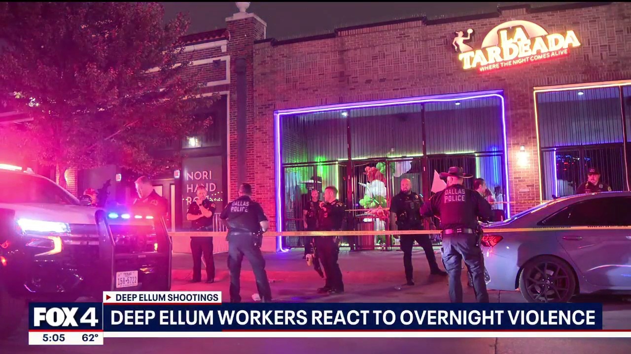 2 separate Deep Ellum shootings leave 1 dead, 5 injured