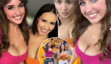 Female Spurs fans go viral for revealing outfits captured on NBA playoff broadcast