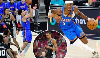 Thunder climb out of early hole to beat Spurs