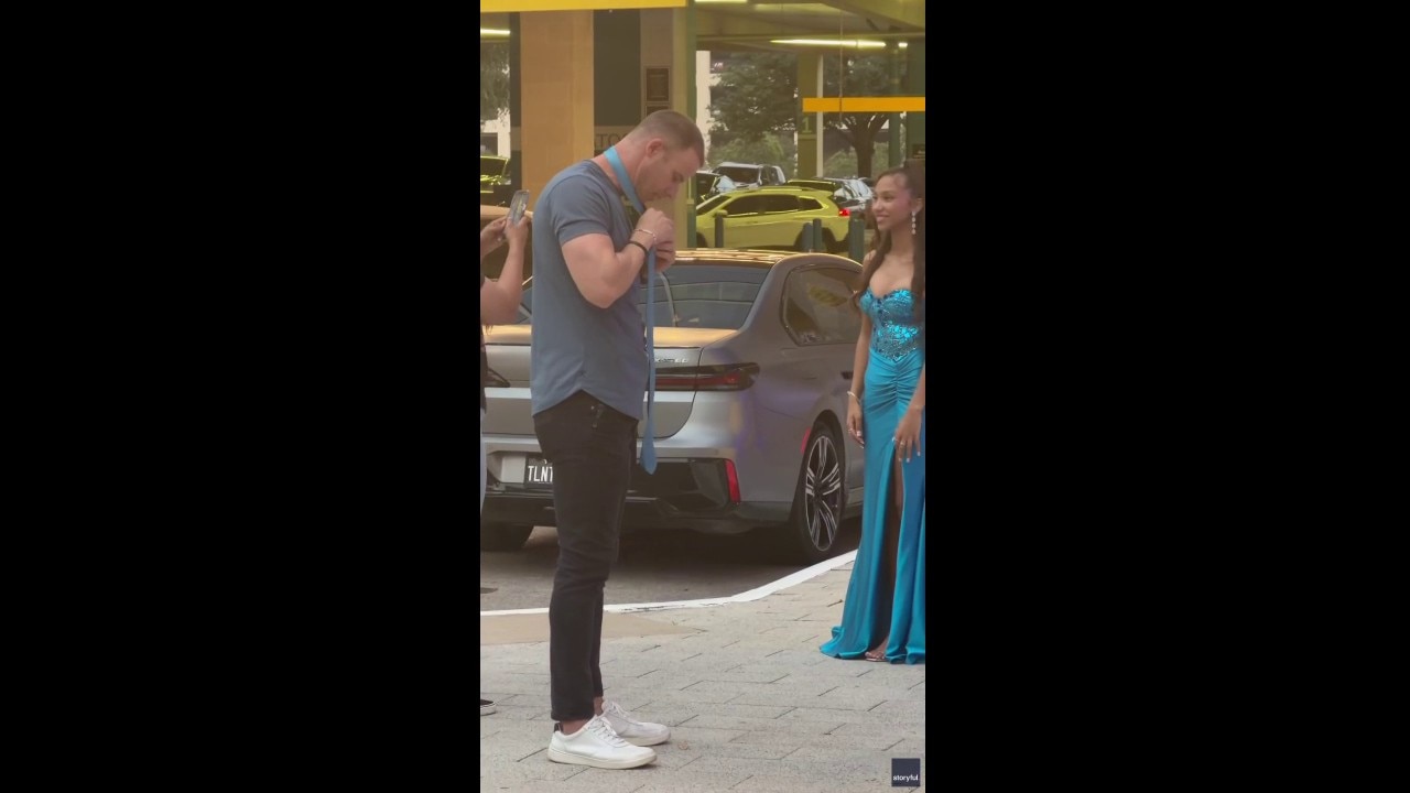 North Texas Man Helps Teen With Prom Tie