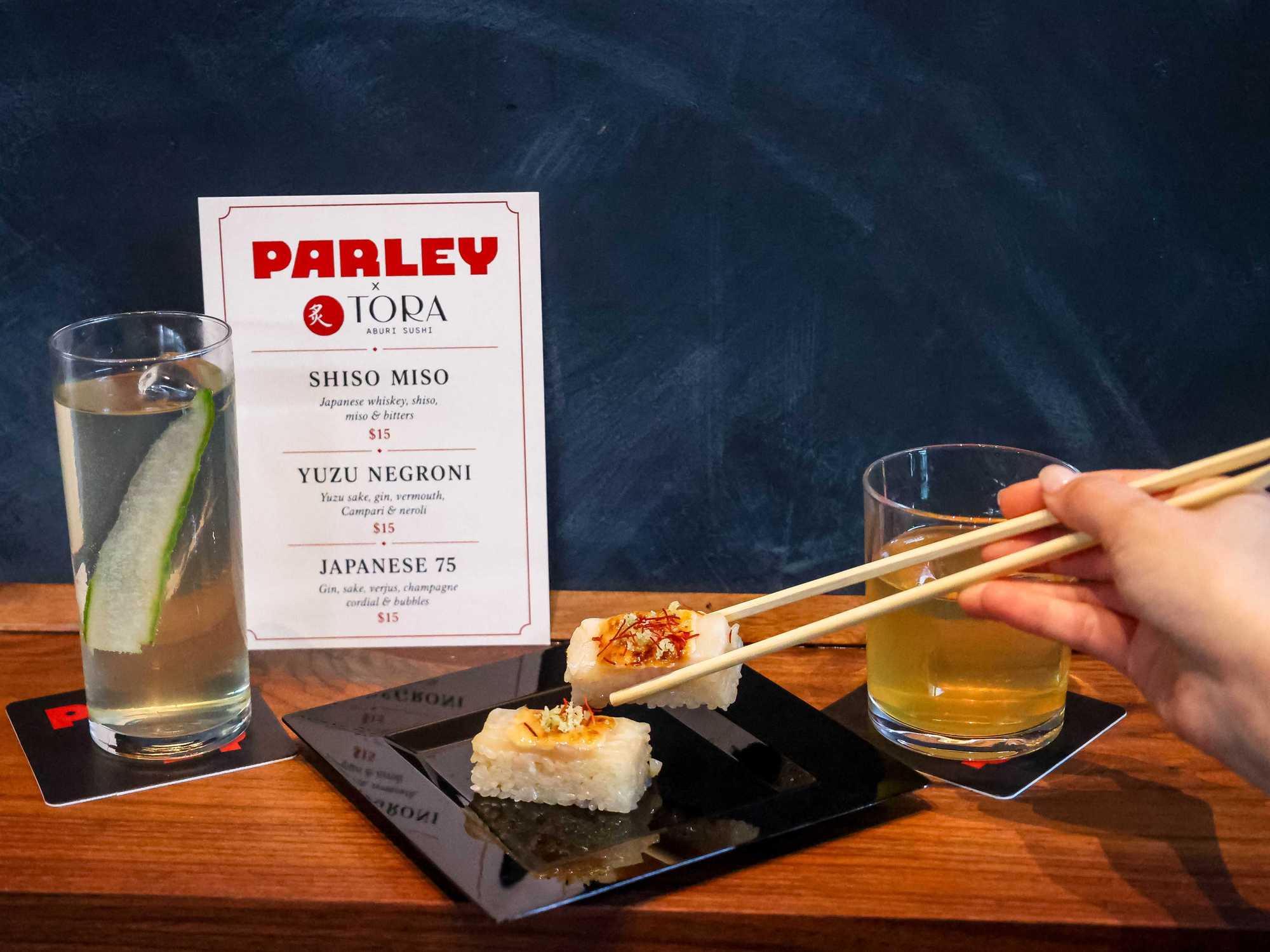 Parley x Aburi Tora pop-up
