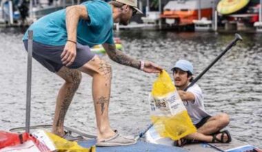 Texans clean up 34,000 pounds of trash, dates left in Austin