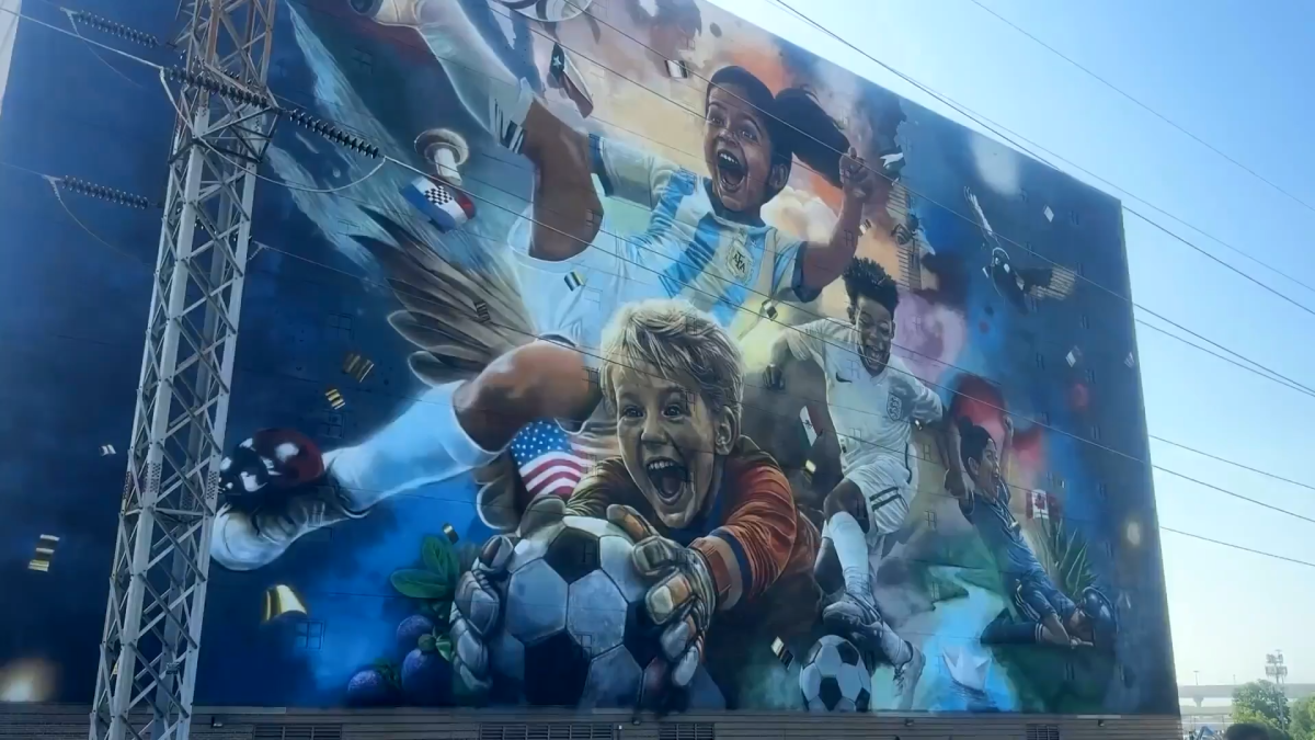 FIFA World Cup art mural overlooks the future Harold Simmons Park – NBC 5 Dallas-Fort Worth