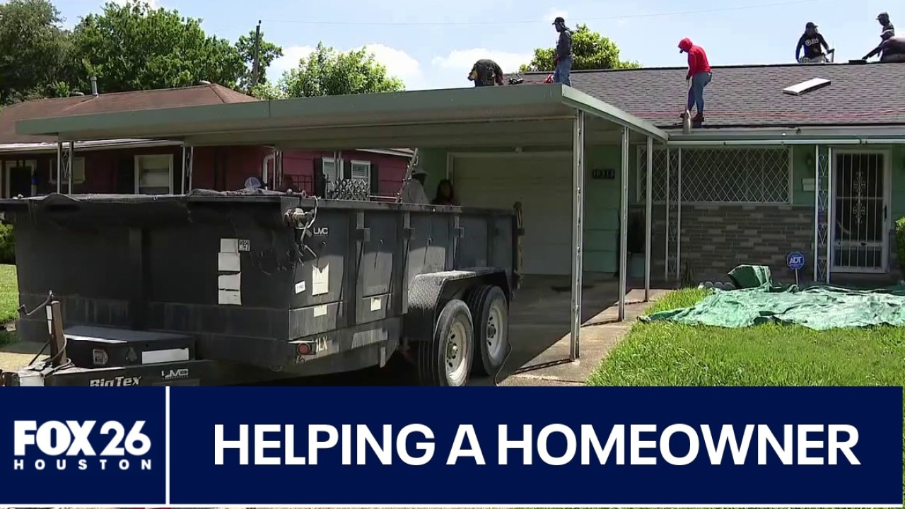 Non-profit builds new roof for Sunnyside senior