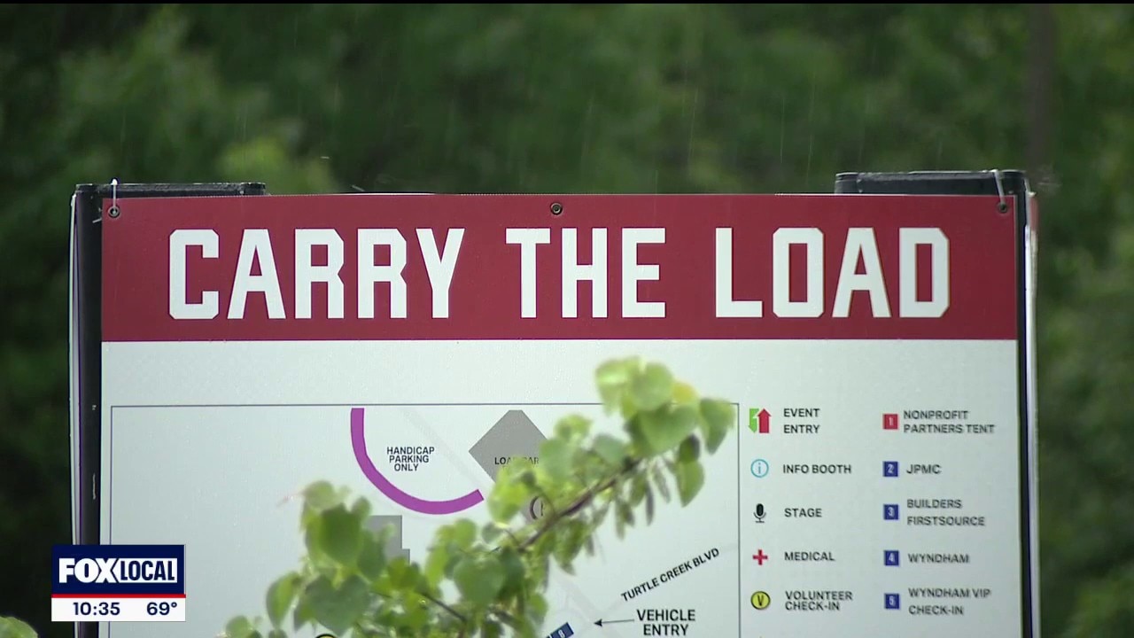 Carry The Load March continues through rain, lightning
