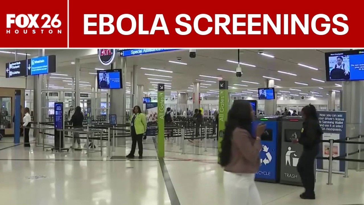 Increase in ebola screenings at Houston airports