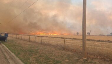 Lightning sparks Texas grass fire that has scorched more than 14,000 acres