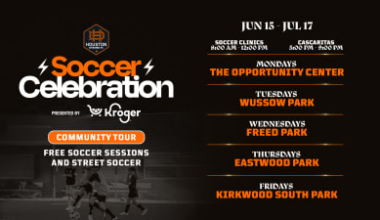 Houston Dynamo & Dash Charities announce Summer Soccer Celebration Community Tour Presented by Kroger