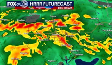 Houston weather: More scattered showers and storms possible, FOX 26 Storm Alert for Friday