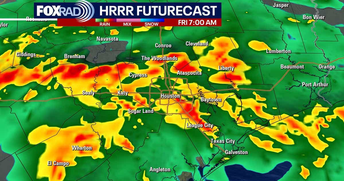 Houston weather: More scattered showers and storms possible, FOX 26 Storm Alert for Friday