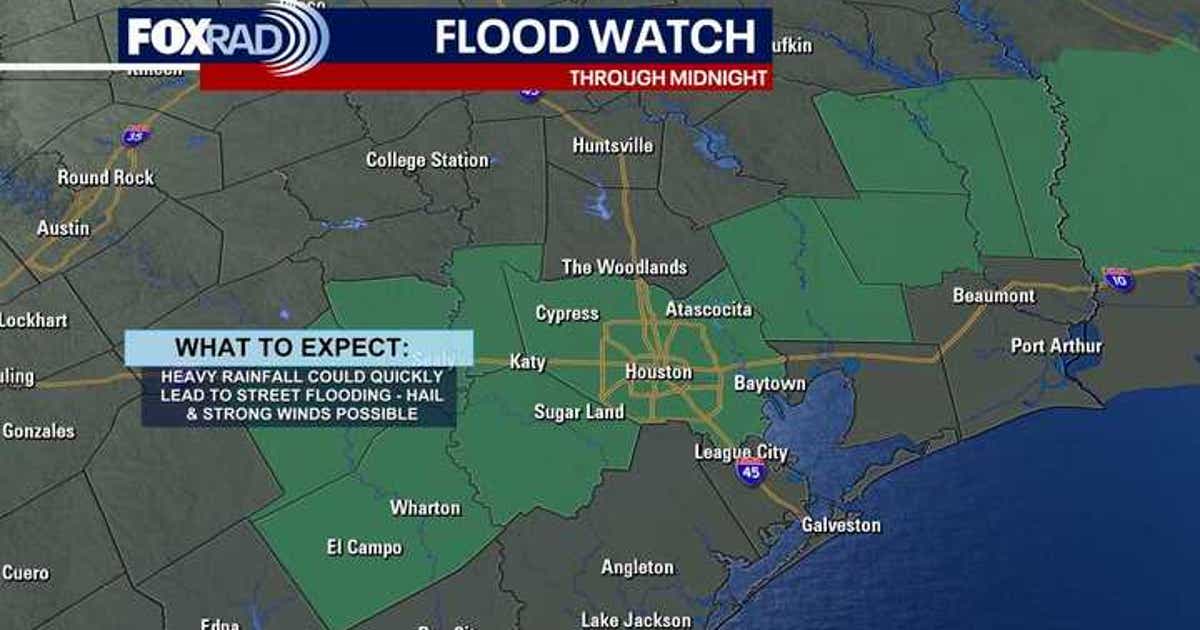 Houston weather radar: Flood Watch continues through Friday
