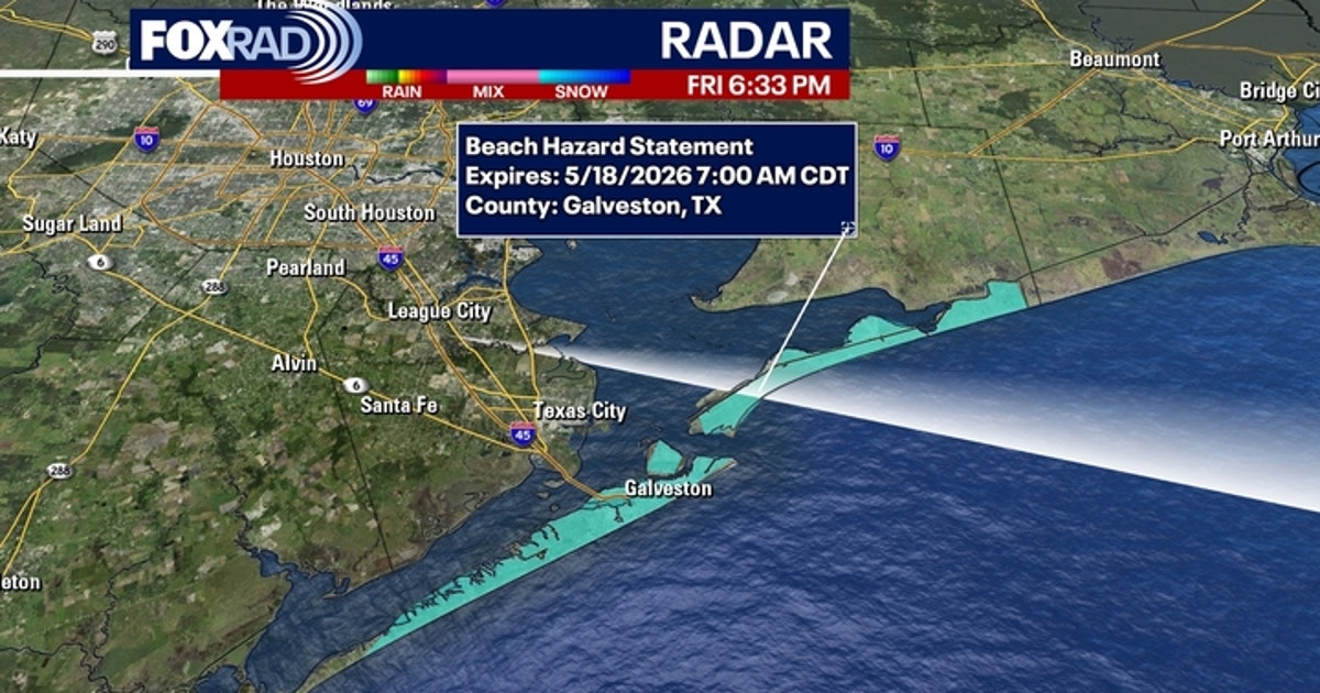 Houston weather: Humid weekend, rip current risk