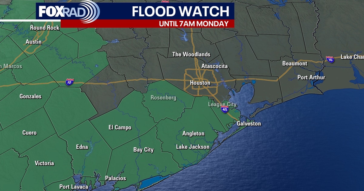 Houston weather: Flood watch remains for several counties through the weekend, more rounds of rain possible