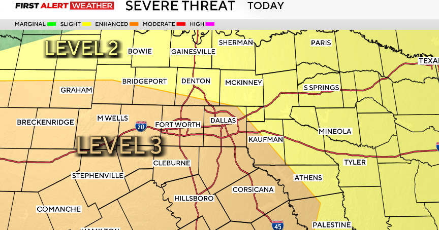 Keep North Texas severe storm chances top of mind for Mother's Day