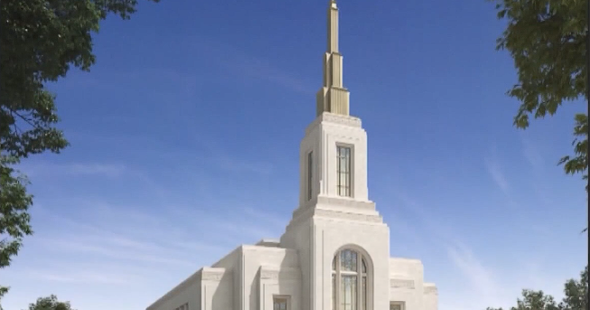 Fairview mayor asks LDS Church to scale back 120‑foot temple steeple as residents voice concerns