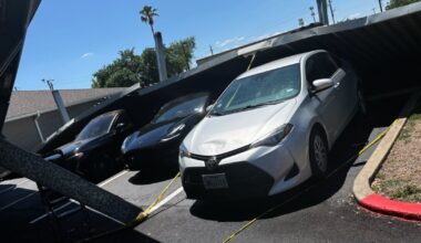 Storm damages vehicles at Southside Corpus Christi complex