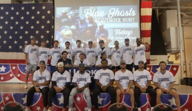 USS Lexington turns Hooks game day into a scavenger hunt at sea