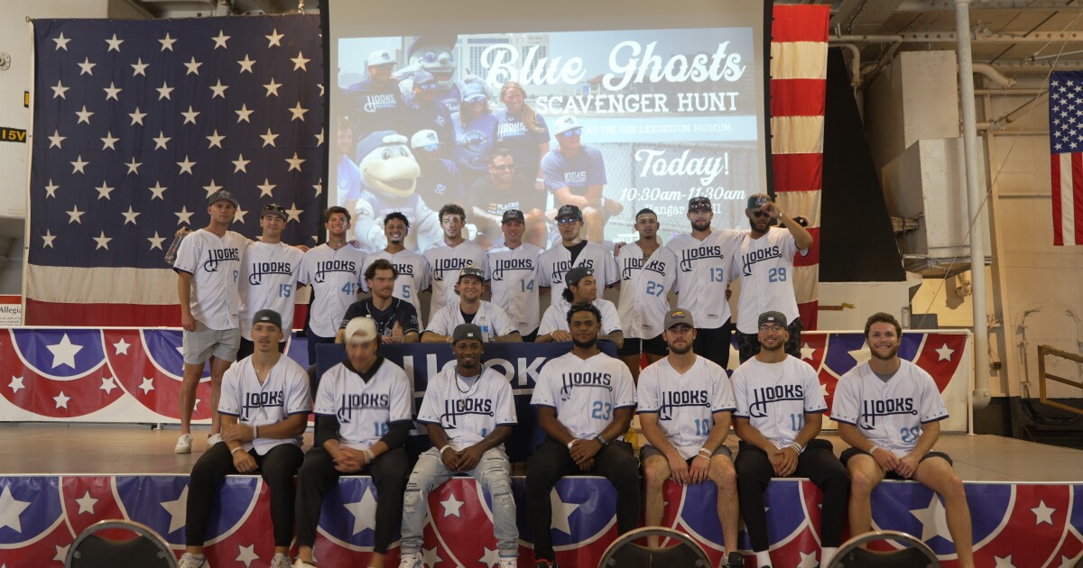 USS Lexington turns Hooks game day into a scavenger hunt at sea