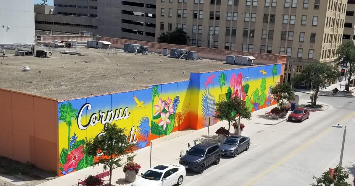 Texas muralist Cameron Walls hides Easter eggs in his community murals