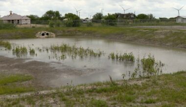 Petronila drainage pond completed to reduce flood risk