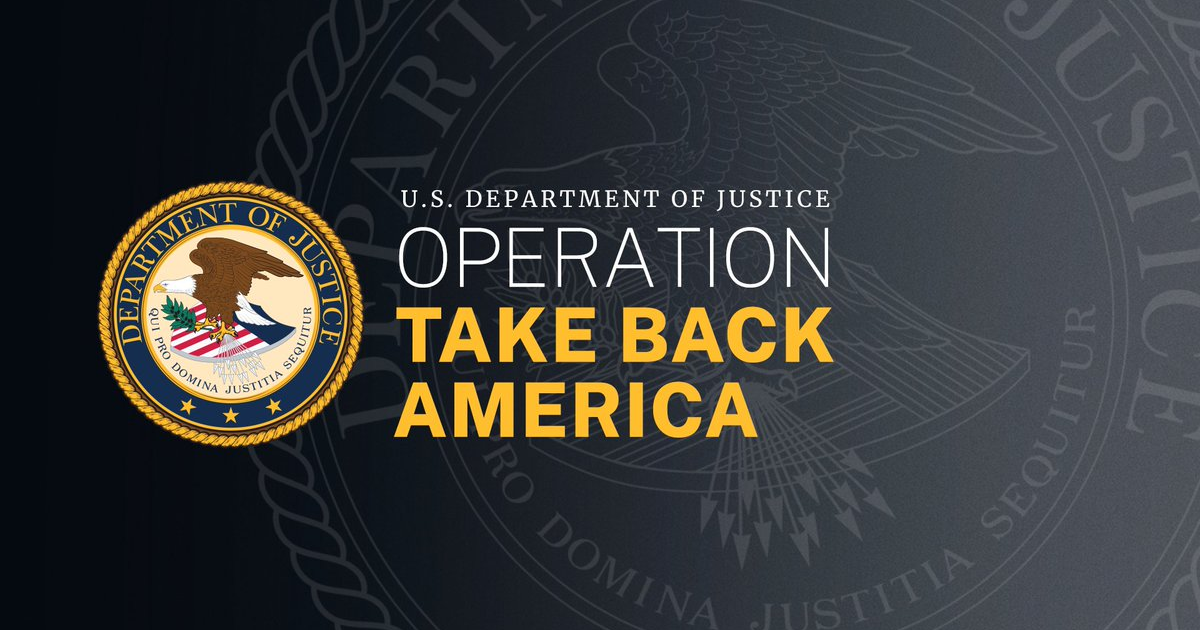 259 charged in one week under Operation Take Back America