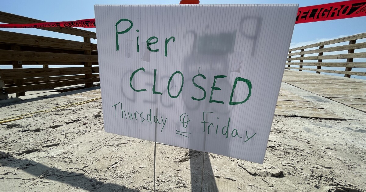 Bob Hall Pier closed for restaurant construction work