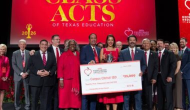 Corpus Christi ISD Board of Trustees wins Statewide H-E-B Excellence Award
