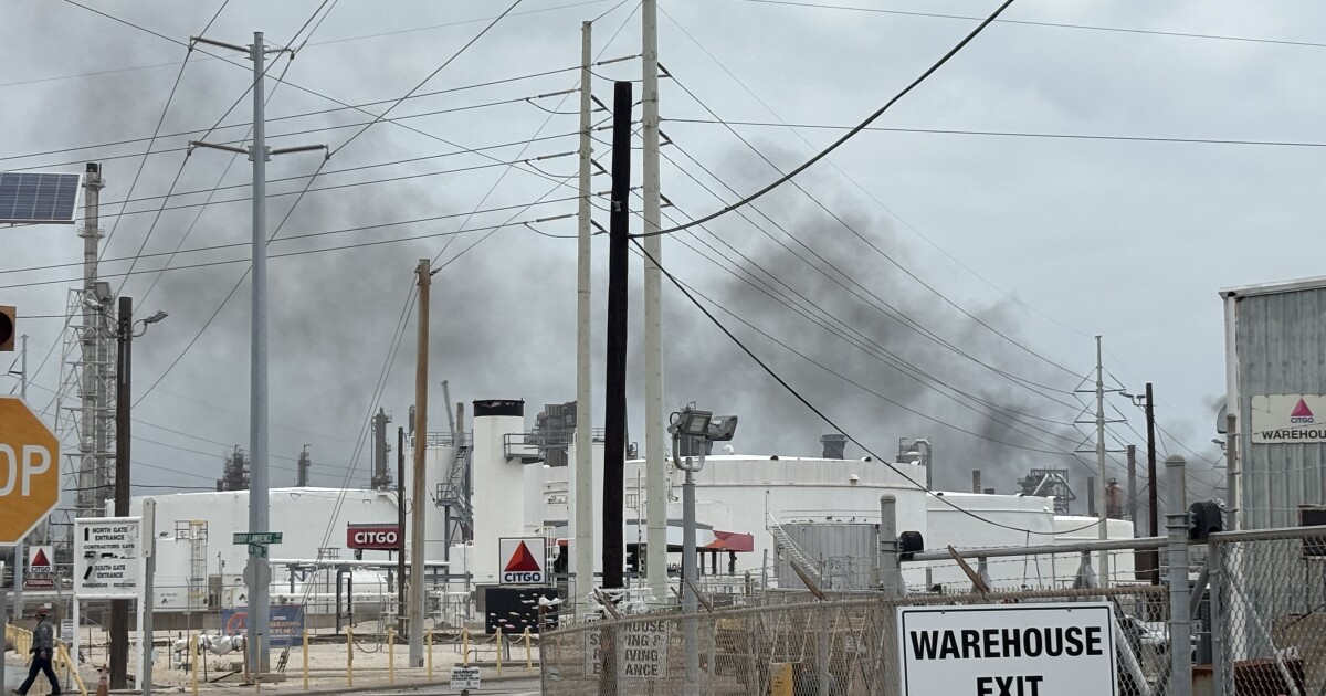 Fire breaks out at Citgo East plant on Refinery Row